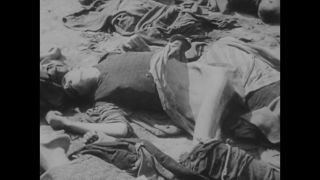 Link to Video | Liberation of Nazi camps, concentration camp, Mauthausen concentration camp, crime against humanity, The Holocaust, Austria, 1945, suffering, black and white
