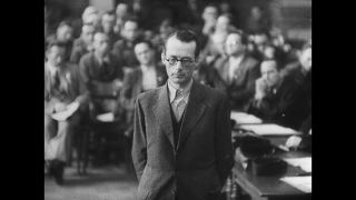 Link to Video | humiliation, resistance movement, show trial, Germany, July 20, People's Court, Third Reich, 1944, defendant, Nazi, Roland Freisler, Berlin, Ulrich Wilhelm Graf Schwerin von Schwanenfeld, Volksgerichtshof, Nazi Germany, trial, black and white, courtroom