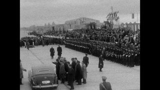 Link to Video | state visit, Spain, head of state, 1959, black and white, Dwight D. Eisenhower