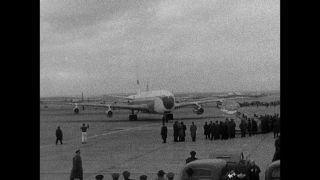 Link to Video | state visit, Spain, head of state, 1959, black and white, Dwight D. Eisenhower
