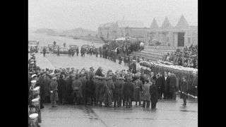 Link to Video | state visit, Spain, head of state, 1959, black and white, Dwight D. Eisenhower