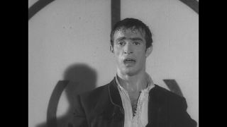 Link to Video | sound on tape, Spain, folklore, 1961, artist, human, daytime, black and white, flamenco