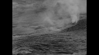 Link to Video | volcanic ash, occurrence, natural phenomenon, 1935, Italy, lava, Mount Vesuvius, volcanic eruption, volcano, black and white