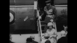 Link to Video | occurrence, historical event, Germany, state visit, May 1, 1965, capital city, Bonn, personality, black and white, Elizabeth II