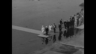 Link to Video | occurrence, historical event, Germany, state visit, May 1, 1965, capital city, Bonn, personality, black and white, Elizabeth II