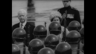 Link to Video | occurrence, historical event, Germany, state visit, May 1, 1965, capital city, Bonn, personality, black and white, Elizabeth II