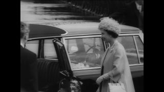 Link zum Video | Ereignis, historisches Ereignis, Deutschland, Staatsbesuch, 1. Mai, 1965, Hauptstadt, Bonn, Persönlichkeit, Schwarzweiß, Elisabeth II.