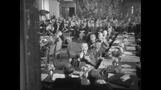 Link to Video | post–World War II era, June, History of Germany (1945–1990), Münchener Ministerpräsidentenkonferenz, Munich, Germany, June 5, 1947, convention, politics, black and white