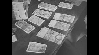 Link to Video | post–World War II era, money, Reichsmark, Deutsche Mark, Western Germany, Germany, currency reforms in Germany since 1871, Rentenmark, monetary reform, currency