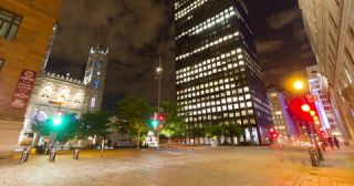 Link to Video | Canada, Quebec, time-lapse photography, metropolis, color, 4K resolution, Montreal, North America, capital city, city, night