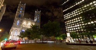 Link to Video | Canada, Quebec, time-lapse photography, metropolis, color, 4K resolution, Montreal, North America, capital city, city, night