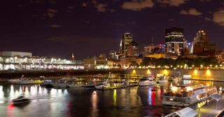 Link to Video | Canada, Quebec, time-lapse photography, metropolis, color, 4K resolution, Montreal, North America, capital city, city, night