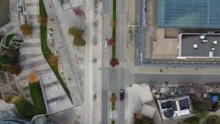 Link to Video | Hamburg, October, autumn, HafenCity, Germany, color, Europe, Northern Germany, aerial shot, 2022, day, Hanseatic city