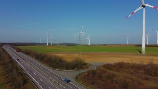 Link to Video | renewable energy, wind turbine generator system, wind power, controlled-access highway, wind turbine, wind energy