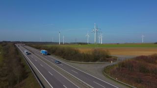 Link to Video | renewable energy, wind turbine generator system, wind power, controlled-access highway, wind turbine, wind energy