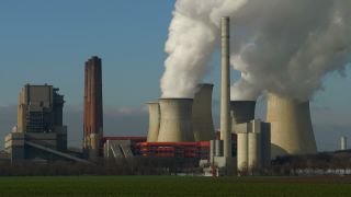 Link to Video | North Rhine-Westphalia, energy sector, energy supply, energy company, RWE Power, power station, Germany, environmental issue, Rhenish lignite mining area, industry, Grevenbroich, energy generating station, pollution, Rhein-Kreis Neuss