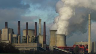 Link to Video | North Rhine-Westphalia, energy sector, energy supply, energy company, RWE Power, power station, Germany, environmental issue, Rhenish lignite mining area, industry, Grevenbroich, energy generating station, pollution, Rhein-Kreis Neuss
