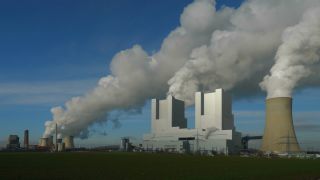 Link to Video | North Rhine-Westphalia, energy sector, energy supply, energy company, RWE Power, power station, Germany, environmental issue, Rhenish lignite mining area, industry, Grevenbroich, energy generating station, pollution, Rhein-Kreis Neuss