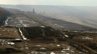 Link to Video | North Rhine-Westphalia, Braunkohle, energy supply, RWE, power station, excavator, Germany, quarry, extraction, Rhenish lignite mining area, coal, Central Europe, Hambach surface mine, pollution, surface mining, industrial sector, lignite mining