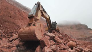 Link to Video | Geology, Rhineland-Palatinate, stone quarry, Taben-Rodt, Germany, manufacturing, quarry, mining and quarrying, mining company, mineral extraction, mining operations, nonmetallic minerals industry, industrial sector, mine, Trier-Saarburg