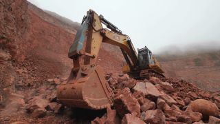 Link to Video | Geology, Rhineland-Palatinate, stone quarry, Taben-Rodt, Germany, manufacturing, quarry, mining and quarrying, mining company, mineral extraction, mining operations, nonmetallic minerals industry, industrial sector, mine, Trier-Saarburg