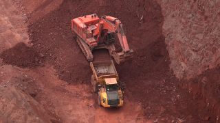 Link to Video | Geology, Rhineland-Palatinate, stone quarry, Taben-Rodt, Germany, manufacturing, quarry, mining and quarrying, mining company, mineral extraction, mining operations, nonmetallic minerals industry, industrial sector, mine, Trier-Saarburg