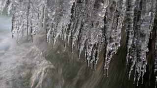 Link to Video | Rhineland-Palatinate, winter, Irreler Wasserfälle, Eifel, Germany, ice, season, Kalt, watercourse, shore, stream, icicle, Irrel, natural watercourse, brook, nature, sculpture
