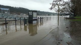 Link to Video | national waterways in Germany, February, Rhineland-Palatinate, waterway, natural phenomenon, Moselle, Germany, water, high tide, Koblenz, river, 2021, natural watercourse, main stream, Rhine, natural disaster, flood