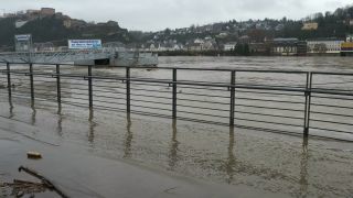 Link to Video | national waterways in Germany, February, Rhineland-Palatinate, waterway, natural phenomenon, Moselle, Germany, water, high tide, Koblenz, river, 2021, natural watercourse, main stream, Rhine, natural disaster, flood