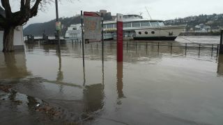 Link to Video | national waterways in Germany, February, Rhineland-Palatinate, waterway, natural phenomenon, Moselle, Germany, water, high tide, Koblenz, river, 2021, natural watercourse, main stream, Rhine, natural disaster, flood