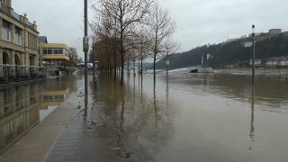 Link to Video | national waterways in Germany, February, Rhineland-Palatinate, waterway, natural phenomenon, Moselle, Germany, water, high tide, Koblenz, river, 2021, natural watercourse, main stream, Rhine, natural disaster, flood