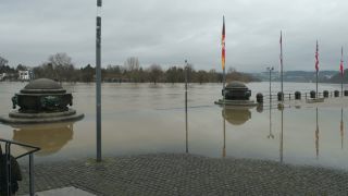 Link to Video | national waterways in Germany, February, Rhineland-Palatinate, waterway, natural phenomenon, Moselle, Germany, water, high tide, Koblenz, river, 2021, natural watercourse, main stream, Rhine, natural disaster, flood