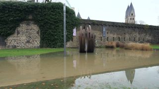Link to Video | national waterways in Germany, February, Rhineland-Palatinate, waterway, natural phenomenon, Moselle, Germany, water, high tide, Koblenz, river, 2021, natural watercourse, main stream, Rhine, natural disaster, flood