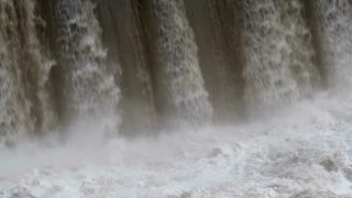 Link to Video | Rhineland-Palatinate, body of water, Saar, Germany, fluid flow, water, waterfall, barrage, river, Europe, Serrig, nature, flood, Trier-Saarburg