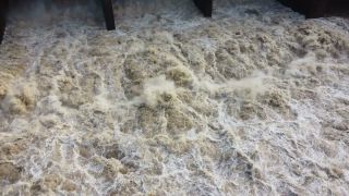Link to Video | Rhineland-Palatinate, body of water, Saar, Germany, fluid flow, water, waterfall, barrage, river, Europe, Serrig, nature, flood, Trier-Saarburg