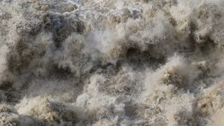 Link to Video | Rhineland-Palatinate, body of water, Saar, Germany, fluid flow, water, waterfall, barrage, river, Europe, Serrig, nature, flood, Trier-Saarburg