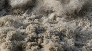 Link to Video | Rhineland-Palatinate, body of water, Saar, Germany, fluid flow, water, waterfall, barrage, river, Europe, Serrig, nature, flood, Trier-Saarburg