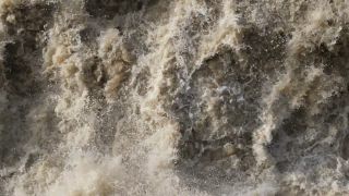 Link to Video | Rhineland-Palatinate, body of water, Saar, Germany, fluid flow, water, waterfall, barrage, river, Europe, Serrig, nature, flood, Trier-Saarburg