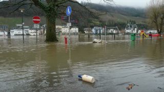 Link to Video | Rhineland-Palatinate, natural phenomenon, Moselle, Germany, flooded village, water, high tide, Mittelmosel, river, Naturkraft, natural disaster, flood