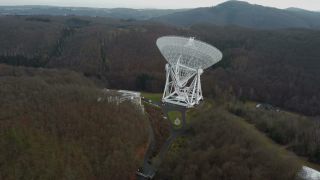 Link to Video | planetary science, North Rhine-Westphalia, astronomical observatory, space telescope, Eifel, space exploration, Germany, research station, Bad Münstereifel, space radio station, Central Europe, telescope, space sciences, Effelsberg 100-m Radio Telescope, Effelsberg