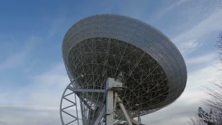 Link to Video | planetary science, North Rhine-Westphalia, astronomical observatory, space telescope, Eifel, space exploration, Germany, research station, Bad Münstereifel, space radio station, Central Europe, telescope, space sciences, Effelsberg 100-m Radio Telescope, Effelsberg