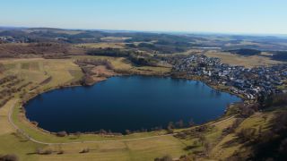 Link to Video | Rhineland-Palatinate, Eifel, Germany, maar, Vulkan Eifel, Mittelgebirge