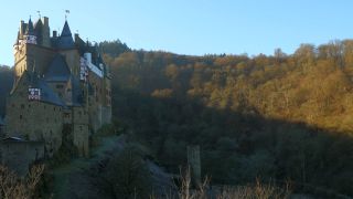 Link to Video | Rhineland-Palatinate, tourist destination, Eifel, Eltz Castle, castle, forest, nature, architectural structure