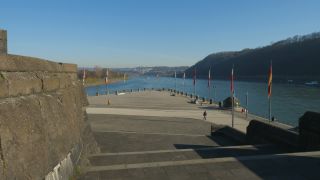 Link to Video | Rhineland-Palatinate, waterway, Moselle, Germany, Western Europe, Central Europe, Koblenz, river, Europe, tourist attraction, main stream, Rhine, Deutsches Eck