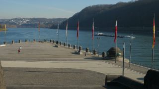 Link to Video | Rhineland-Palatinate, waterway, Moselle, Germany, Western Europe, Central Europe, Koblenz, river, Europe, tourist attraction, main stream, Rhine, Deutsches Eck