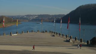 Link to Video | Rhineland-Palatinate, waterway, Moselle, Germany, Western Europe, Central Europe, Koblenz, river, Europe, tourist attraction, main stream, Rhine, Deutsches Eck