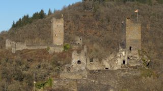 Link to Video | Rhineland-Palatinate, tourist destination, Eifel, castle ruin, Germany, Manderscheid, tourist attraction, Castles of Manderscheid