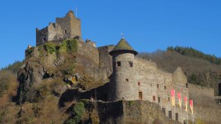 Link to Video | Rhineland-Palatinate, tourist destination, Eifel, castle ruin, Germany, Manderscheid, tourist attraction, Castles of Manderscheid