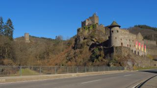 Link to Video | Rhineland-Palatinate, tourist destination, Eifel, castle ruin, Germany, Manderscheid, tourist attraction, Castles of Manderscheid