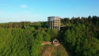 Link to Video | bird's-eye view, Germany, Saarland, aerial shot, Mettlach